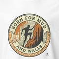 Obstacle Racing slogan graphic for mud run fans and tough course athletes, built for climbs crawls and carries - accurate print preview