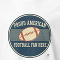American Football Fan Apparel and Gifts for Game Day, Tailgate, and Stadium Spirit, Bold All Caps Slogan Design - accurate print preview