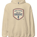 BASS PLAYERS HOLD THE GROOVE | Cozy Bass Guitar Hoodie - accurate print preview