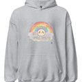 LIVING LIFE IN FULL COLOR | Fun Hoodie for Tattoo Lovers - accurate print preview