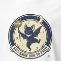 BATS KNOW HOW TO PARTY | Spooky Season T-shirt - accurate print preview