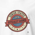 SENIOR STATUS OFFICIALLY EARNED | Funny Graduation T-Shirt - accurate print preview