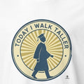 TODAY I WALK TALLER | Graduation T-Shirt for High School Grads - accurate print preview