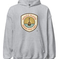 UKULELE PLAYER SEEKING GOOD VIBES | Cozy Hoodie for Musicians - accurate print preview