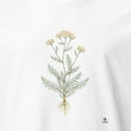 Yarrow Botanical Art T-Shirt | Embrace Nature's Beauty - accurate print preview