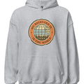MY BACKYARD IS THE WORLD | Travel Adventure Hoodie - accurate print preview