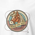 WEEKEND TRAIL RIDER CLUB MEMBER | Fun Equestrian T-Shirt - accurate print preview