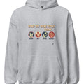 BUMP SET SPIKE REPEAT TODAY | Fun Volleyball Hoodie - accurate print preview