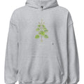 Lemon Balm Botanical Art Hoodie | Vintage Elegance for Nature Lovers - accurate print preview