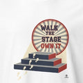 WALK THE STAGE OWN IT | Cap & Gown Graduation T-Shirt - accurate print preview