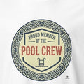 PROUD MEMBER OF THE POOL CREW | Water Polo T-Shirt for Fans - accurate print preview