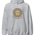 LESS TALK MORE TOP OUT | Funny Rock Climbing Hoodie - accurate print preview