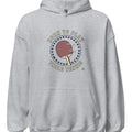 BORN TO PLAY TABLE TENNIS | Fun Table Tennis Hoodie - accurate print preview