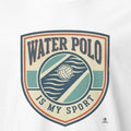WATER POLO IS MY SPORT | Fun Water Polo T-shirt - accurate print preview