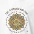 LOVE IS GATHERING HERE TODAY | Bridal Shower T-Shirt - accurate print preview