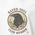 RAVEN SOUL CLUB MEMBER | Unique T-Shirt for Animal Lovers - accurate print preview