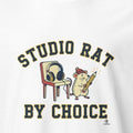 STUDIO RAT BY CHOICE | Funny Music & Arts T-Shirt - accurate print preview