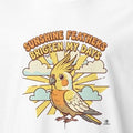 SUNSHINE FEATHERS BRIGHTEN MY DAYS | Cockatiel Life T-Shirt - accurate print preview
