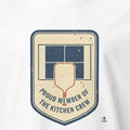 PROUD MEMBER OF THE KITCHEN CREW | Pickleball T-Shirt for Chefs - accurate print preview