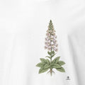 Foxglove Botanical Art T-Shirt | Vintage Wildflower Illustration - accurate print preview