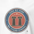 SIDE BY SIDE WE STAND STRONG | Sibling T-Shirt - accurate print preview