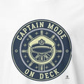 CAPTAIN MODE ON DECK | Fun Boating T-Shirt - accurate print preview