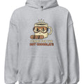 I CAME FOR THE HOT CHOCOLATE | Cozy Snowboarding Hoodie - accurate print preview