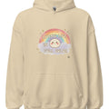 LIVING LIFE IN FULL COLOR | Fun Hoodie for Tattoo Lovers - accurate print preview
