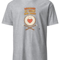DRUMMER BY HEART AND HABIT | Funny Drummer T-Shirt - accurate print preview