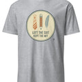 LEFT THE SUIT KEPT THE WIT | Funny Corporate Escapee T-shirt - accurate print preview