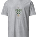 Lemon Verbena Botanical Art T-Shirt | A Vintage Inspired Design - accurate print preview