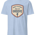 BASS PLAYERS HOLD THE GROOVE | Fun Bass Guitar T-Shirt - accurate print preview