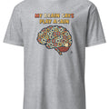 MY BRAIN SAYS PLAY AGAIN | Funny Gaming T-Shirt - accurate print preview