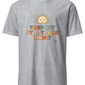 TIRED BUT STILL TRYING KINDLY | Relatable Everyday Humor T-Shirt - accurate print preview