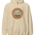 MY BACKYARD IS THE WORLD | Travel Adventure Hoodie - accurate print preview