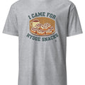 I CAME FOR HYGGE SNACKS | Cozy Scandinavian T-Shirt - accurate print preview