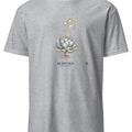 Echeveria Botanical Art T-Shirt | Vintage Botanical Elegance - accurate print preview