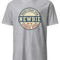 FRESH START GYM ROOKIE HERE | Funny Fitness T-Shirt - accurate print preview