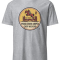 PROUD SHOW JUMPER EVERY WEEKEND | Equestrian T-Shirt for Riders - accurate print preview