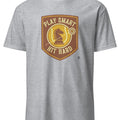 PLAY SMART HIT HARD | Funny Tennis T-Shirt - accurate print preview