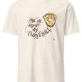 ASK ME ABOUT MY CURVEBALL | Funny Baseball T-Shirt - accurate print preview