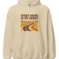 EVERY DRIVE IS MY RESET | Cozy Hoodie for Car Enthusiasts - accurate print preview