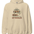 I CAME FOR THE HOT CHOCOLATE | Cozy Snowboarding Hoodie - accurate print preview