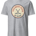 FIELD HOCKEY PLAYER AT HEART | Fun Field Hockey T-shirt - accurate print preview