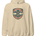 ROUGH SEAS STEADY HANDS | Cozy Hoodie for Boating Lovers - accurate print preview