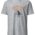 BREAK ROOM LEGEND WITH A FORK | Funny Office Life T-Shirt - accurate print preview