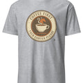 COFFEE FIRST THEN CANTER PLEASE | Equestrian T-shirt - accurate print preview