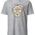 I TRAIN JUDO WITH PURPOSE | Funny Judo T-Shirt - accurate print preview