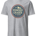 Skiing Powder Chaser Apparel and Gifts for Mountain Life Fans, clean bold lettering for winter sport lovers - accurate print preview