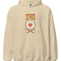 DRUMMER BY HEART AND HABIT | Cozy Hoodie for Drummers - accurate print preview
